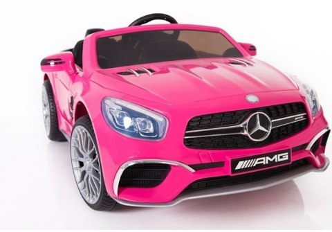 Pojazd na Akumulator Mercedes SL65 LCD Różowy