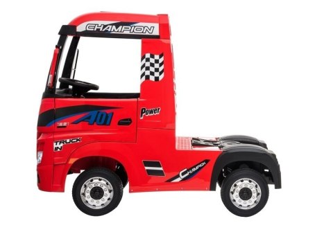 Auto na Akumulator Mercedes Actros Czerwone Lakier