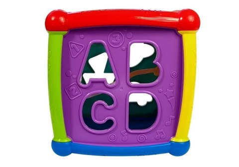 Interaktywna Kostka Pianinko Sorter Nauka Literek