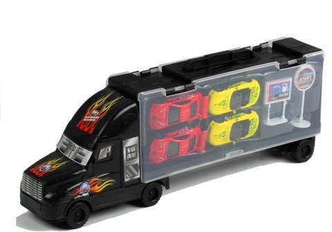 Tir Ciężarówka z Autkami Sorter Czarny