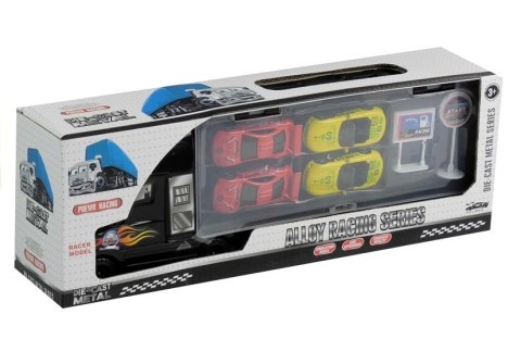 Tir Ciężarówka z Autkami Sorter Czarny