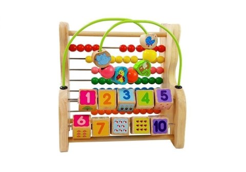 Drewniane liczydło Edukacyjne Tygrysek Nauka Cyfr