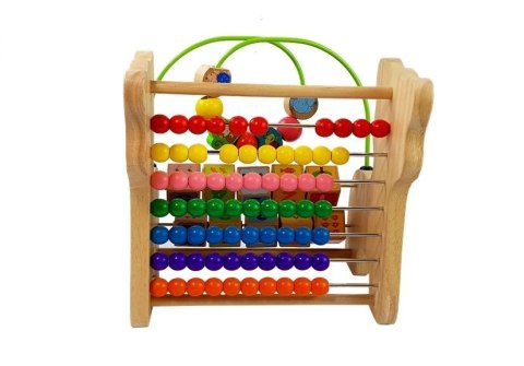 Drewniane liczydło Edukacyjne Tygrysek Nauka Cyfr