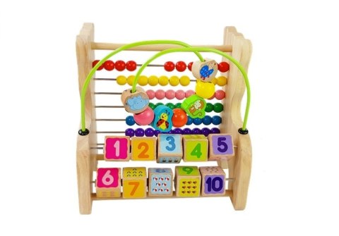 Drewniane liczydło Edukacyjne Tygrysek Nauka Cyfr