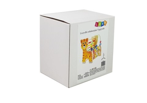 Drewniane liczydło Edukacyjne Tygrysek Nauka Cyfr