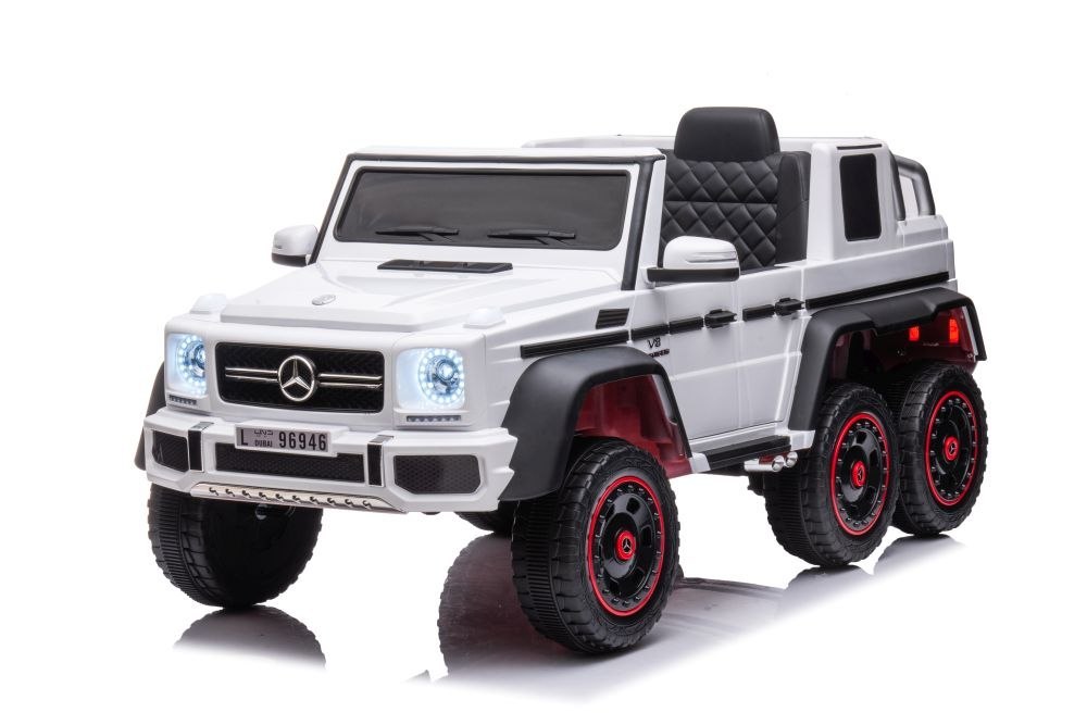 Auto Na Akumulator Mercedes Benz G63 6X6 Biały Auto Na Akumulator Mercedes Benz G63 6X6 Biały