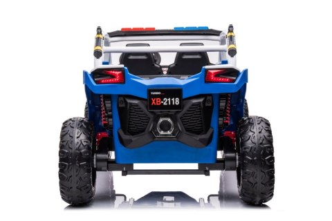 Auto na Akumulator Buggy XB-2118 Policyjne Niebieskie 4x4