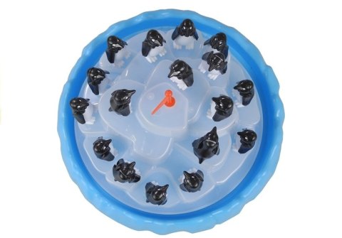 Rodzinna Gra Wspinające Się Pingwiny Na Lodzie