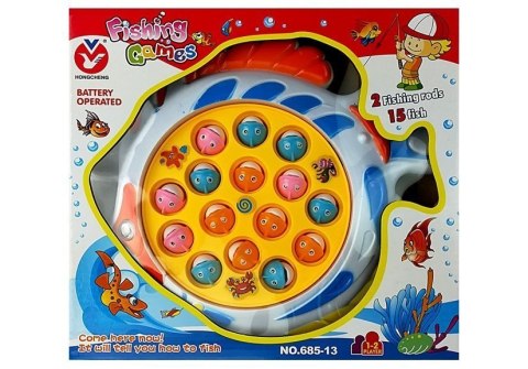 Wesoła Gra Łowienie Rybek 2 Wędki 15 Rybek Grająca