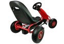 Gokart HP003D Pompowane Koła Czerwony