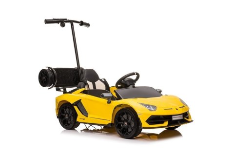 Auto Na Aumulator Lamborghini Aventador SX2018 Żółty z Platformą