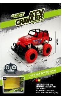 Jeep Zdalnie Sterowany 1:18 27 MHz Czerwony