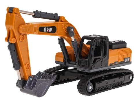 Auto samochód Zestaw Pojazdów Budowlanych z Lawetą tir laweta