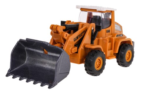 Auto samochód Zestaw Pojazdów Budowlanych z Lawetą tir laweta