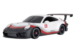 Auto zdalne sterowane RC  1:18 Rastar Porshe 911 GT3 Biało-Szare