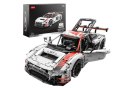 Klocki Konstrukcyjne Auto zdalne sterowane RC  1:8 Audi R8 GT3 Rastar Białe