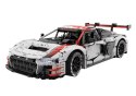 Klocki Konstrukcyjne Auto zdalne sterowane RC  1:8 Audi R8 GT3 Rastar Białe