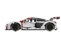 Klocki Konstrukcyjne Auto zdalne sterowane RC  1:8 Audi R8 GT3 Rastar Białe