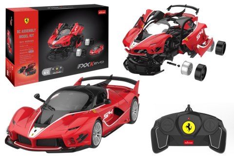 Klocki Konstrukcyjne Auto Rastar 1:18 Ferrari FXXK EVO Czerwone 88