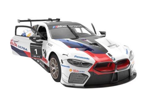 Klocki Konstrukcyjne Auto Rastar zdalne sterowane RC 1:18 BMW M8 GTE Klocki Konstrukcyjne Auto Rastar zdalne sterowane RC 1:18 BMW M8 GTE