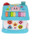 Multifunkcyjny Domek Niebieski sorter pianinko  sorter keyboard