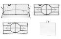 Stół cateringowy ogrodowy składany bankietowy 153cm