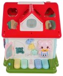 Interaktywny Domek z Pianinkiem cymbałki sorter literki