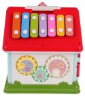 Interaktywny Domek z Pianinkiem cymbałki sorter literki