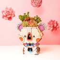 ROBOTIME Drewniane Puzzle 3D - Doniczka Koala