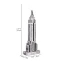 Piececool Puzzle Metalowe Model 3D - Empire State Building