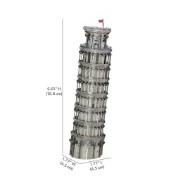 Piececool Puzzle Metalowe Model 3D - Krzywa Wieża w Pizie