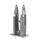 Piececool Puzzle Metalowe Model 3D - Wieże Petronas