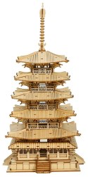 ROBOTIME Drewniane Puzzle Model 3D - Pagoda