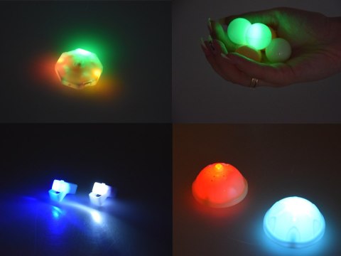 Klocki Magnetyczne 3D dla dzieci Zbuduj Świecący Tor Kulkowy 49 ele