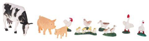 Zestaw Farma z Traktorem + Akcesoria 64el. zwierzęta kaczki świnie