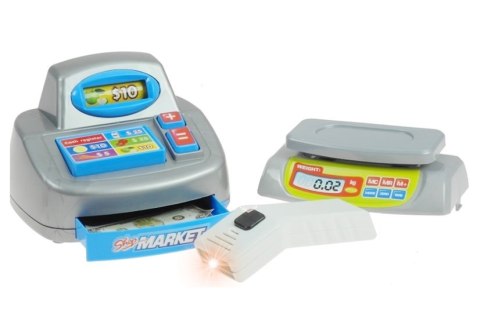 Ogromny supermarket sklep + koszyk na zakupy