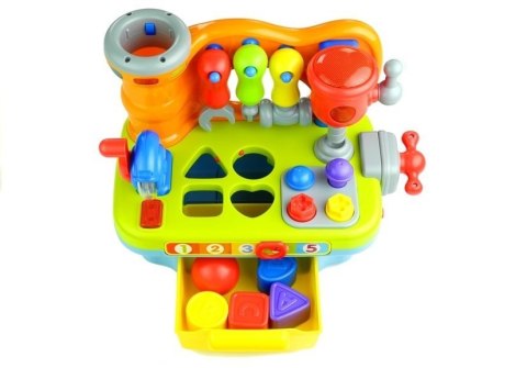 Warsztat Narzędzia Sorter Kolorowy Kształty Dźwięki