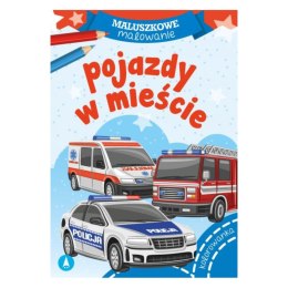 KOLOROWANKA MALUSZKOWE MALOWANIE. POJAZDY W MIEŚCIE