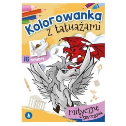 KOLOROWANKA Z TATUAŻAMI. MITYCZNE STWORZENIA