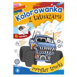 KOLOROWANKA Z TATUAŻAMI. MONSTER TRUCKI