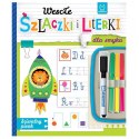 Książeczka do Nauki Pisania Rysowania Wesołe szlaczki i literki