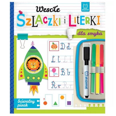 Książeczka do Nauki Pisania Rysowania Wesołe szlaczki i literki