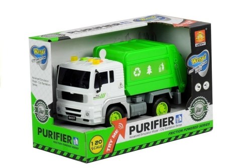 Auto Plastikowe Śmieciarka Ruchome Elementy