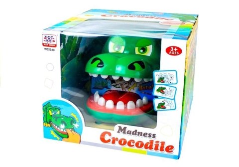 Duża Gra Krokodyl u Dentysty 29 cm Świeci Gra