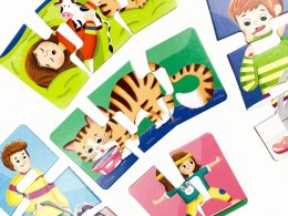 Kapitan Nauka Pierwsze puzzle edukacyjne 36 ele + książeczka W domu KS1021