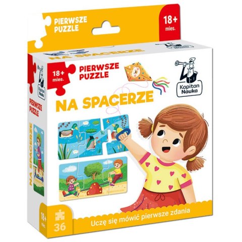 Kapitan Nauka Pierwsze puzzle na spacerze 14 układanek +