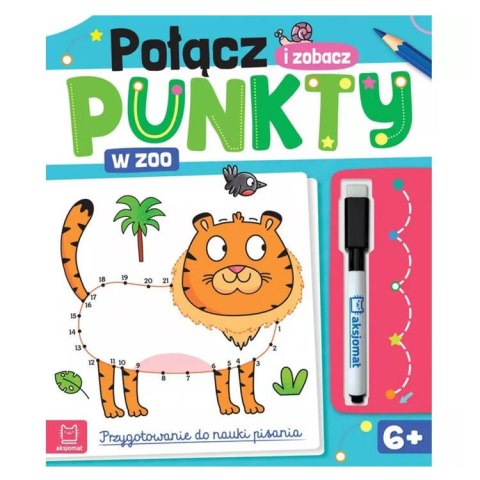 Połącz punkty i zobacz! W zoo. Ścieralny pisak KS0967