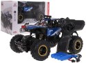 Crawler MONSTER ROCK Auto samochód zdalnie sterowany  1:16 Niebieski