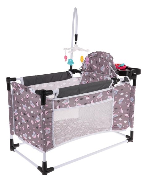 Łóżeczko Dla Lalki lalek Krzesełko do karmienia karuzela