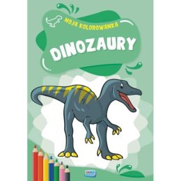 Moja kolorowanka. Dinozaury